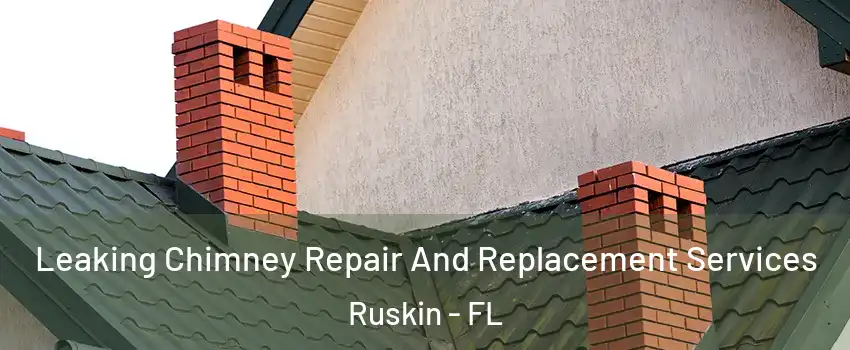  Leaking Chimney Repair And Replacement Services Ruskin - FL